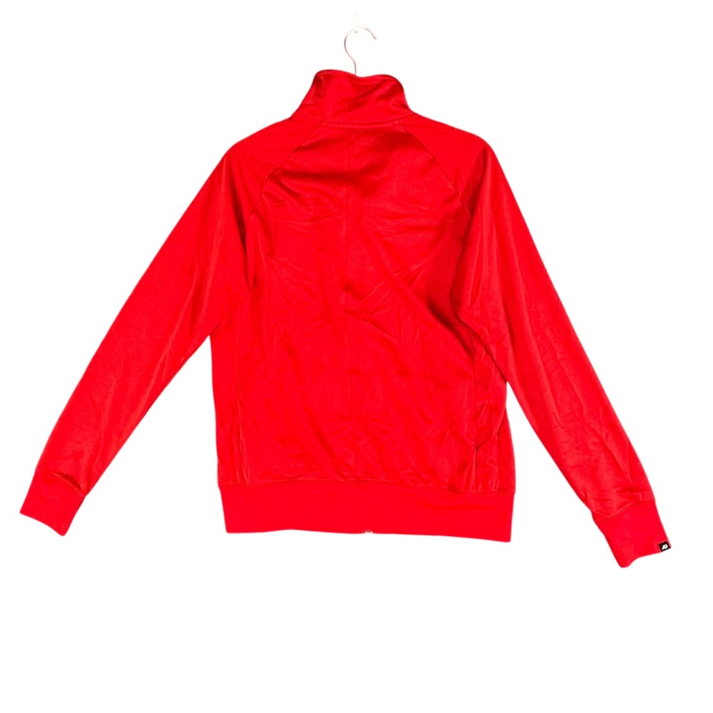 VTG Nike Womens XL Red Track Jacket Full Zip Athletic Dept Logo Y2K Sporty Retro - Picture 5 of 10